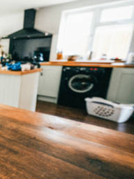 kitchen with washing machine